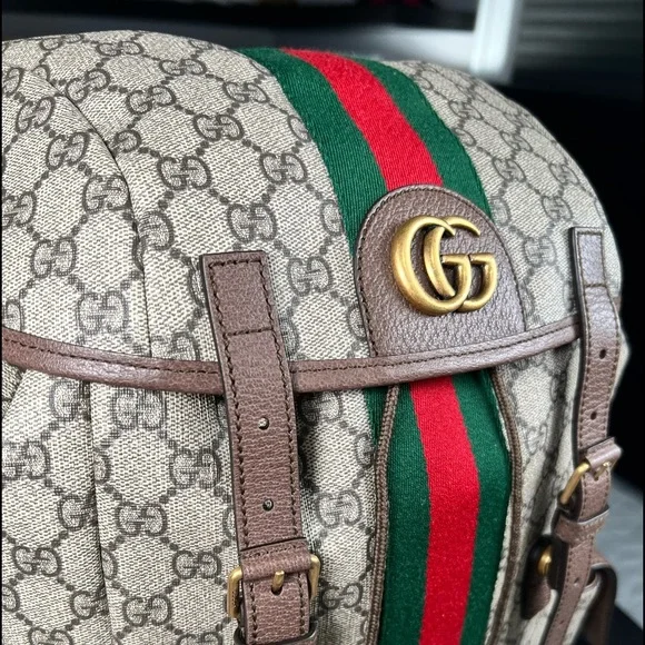 🛑SOLD🛑🍓GUCCI OPHIDIA GG MEDIUM BACKPACK🍓 - Picture 3 of 13